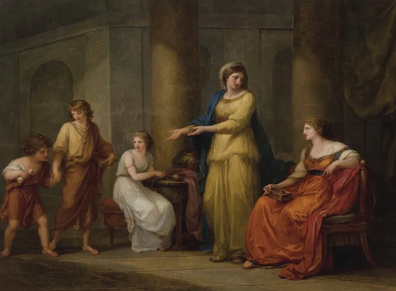 Корнелия, мать Гракхов, Ангелика Кауфман
