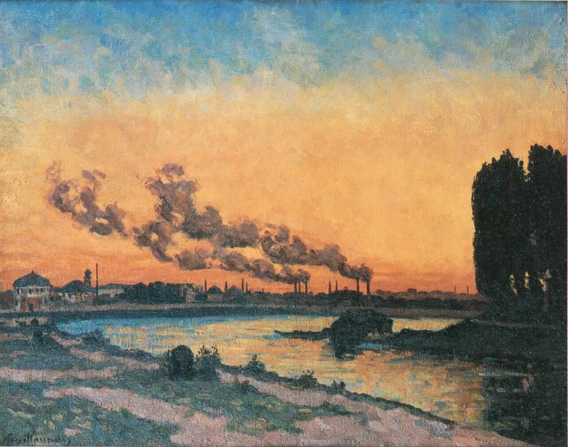 Закат в Иври, Арман Гийомен