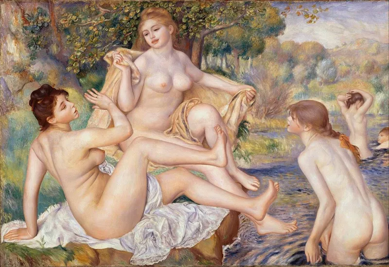 Большие купальщицы, Пьер-Огюст Ренуар