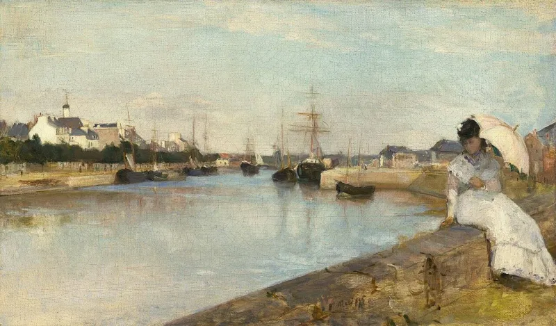 Гавань в Лориане, Берта Моризо