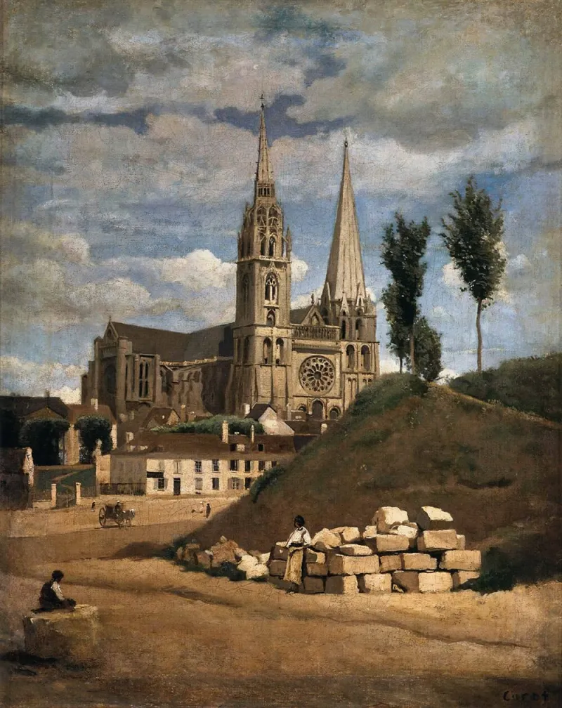 Собор в Шартре, Камиль Коро