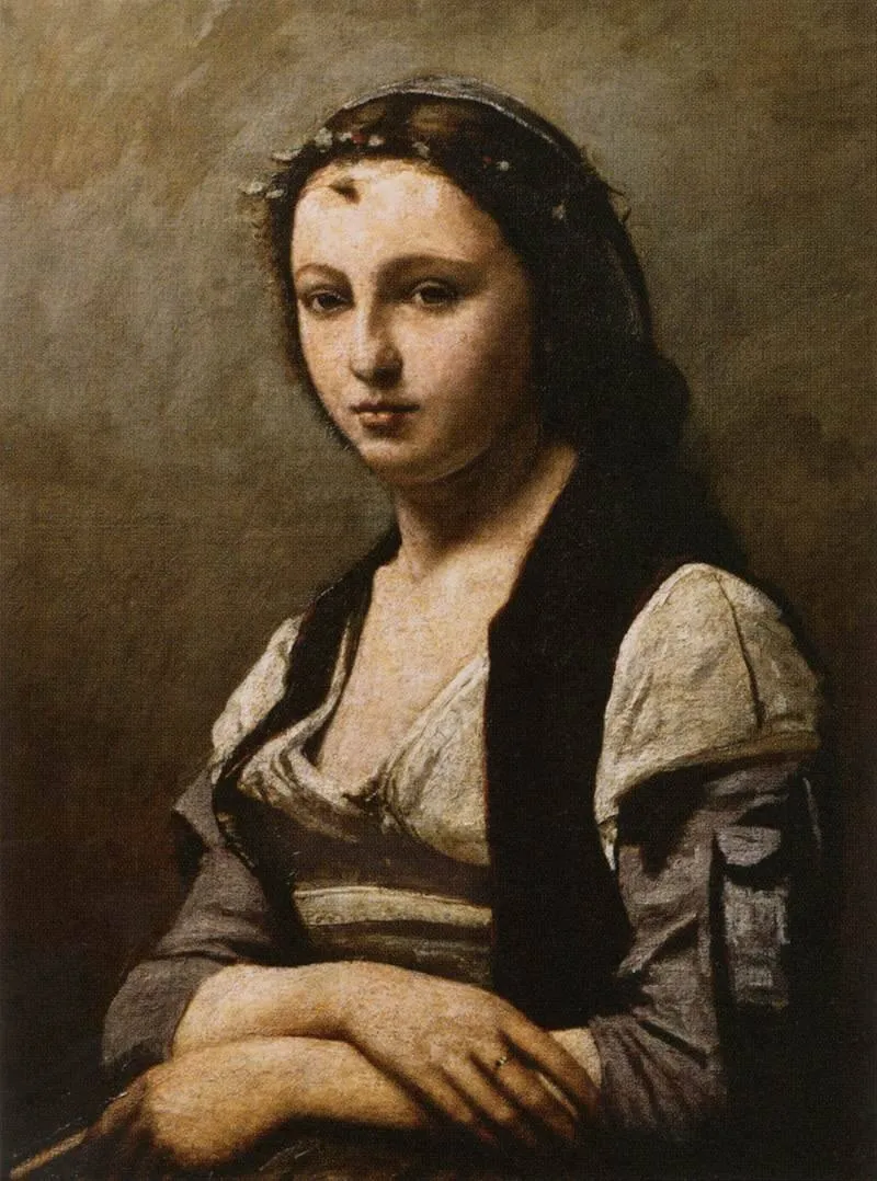 Женщина с жемчужиной, Камиль Коро