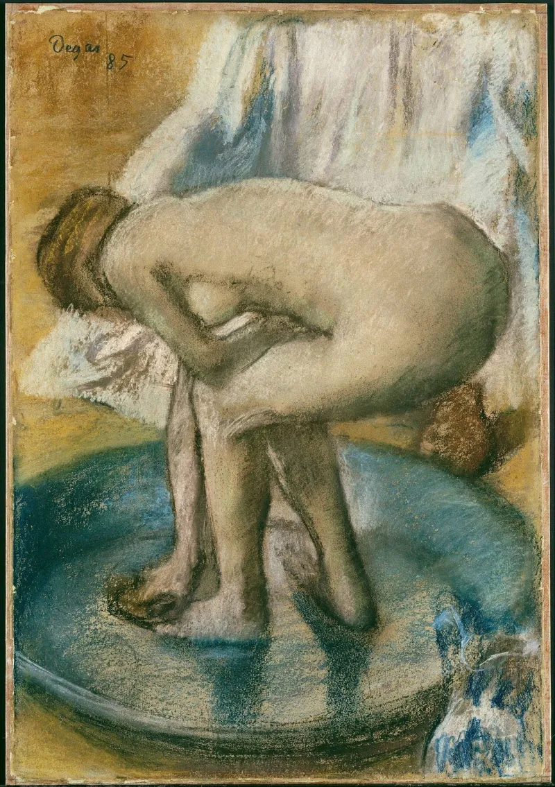 Женщина в ванной, Эдгар Дега