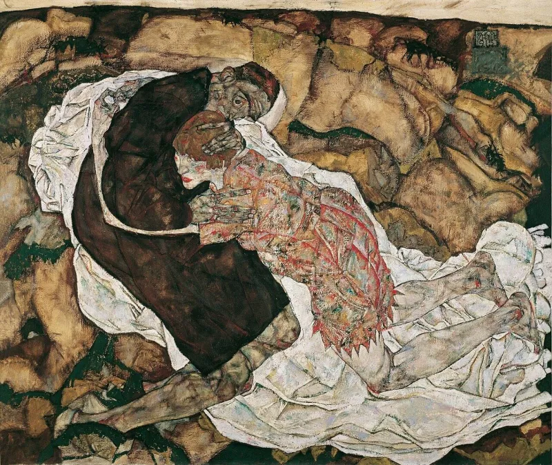 Смерть и дева, Эгон Шиле