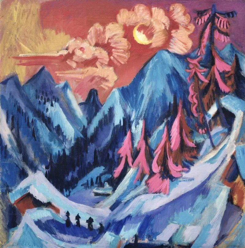 Горная хижина, Эрнст Людвиг Кирхнер