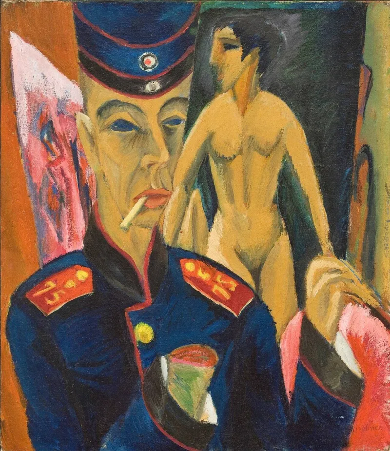 Эрнст Людвиг Кирхнер — портрет