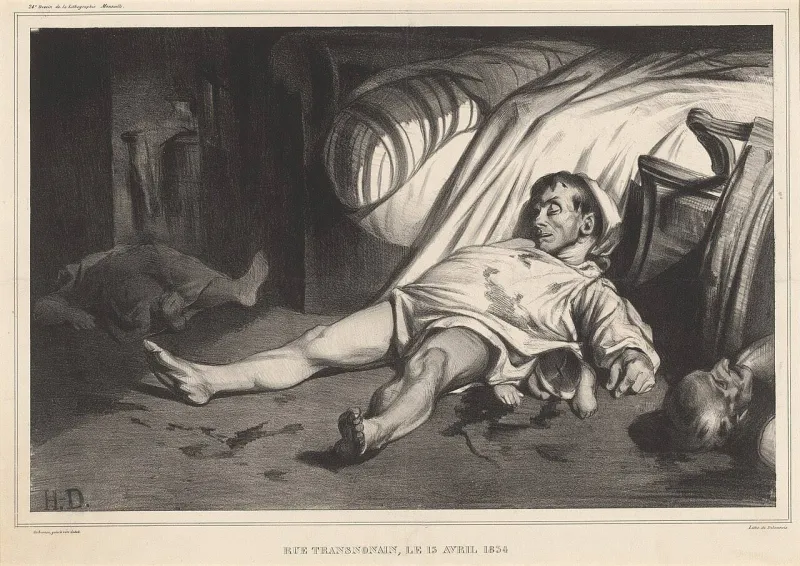 Улица Транснонен, 15 апреля 1834 года, Оноре Домье