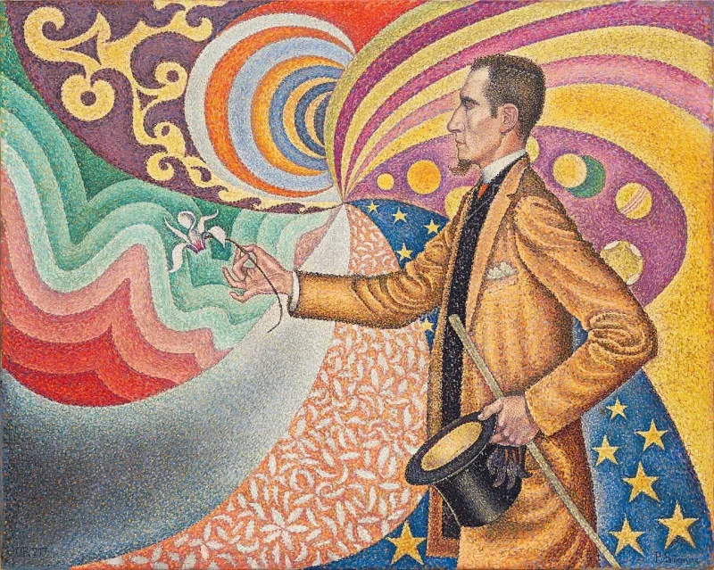 Портрет Феликса Фенеона, Поль Синьяк