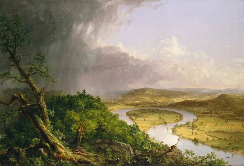 Излучина реки (Оксбоу), Томас Коул
